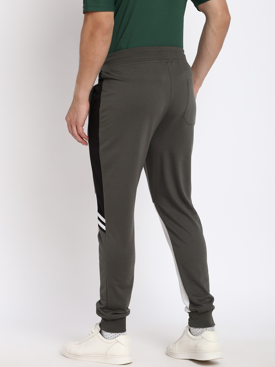 Image of abof by Aditya Birla Solid Men Multicolor Track Pants