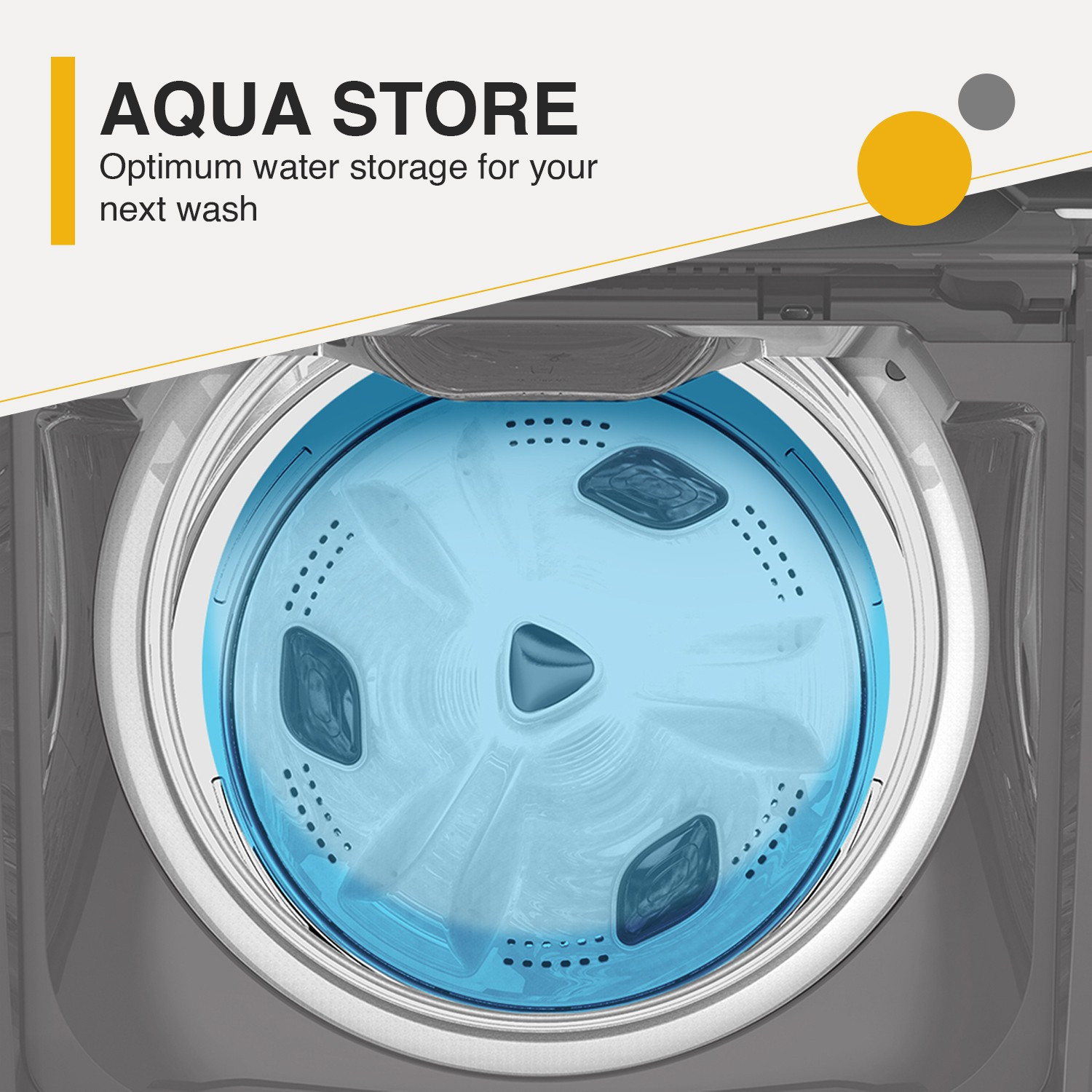 Image of Whirlpool 6 kg Magic Clean 5 Star and Digital Display Fully Automatic Top Load Washing Machine Grey