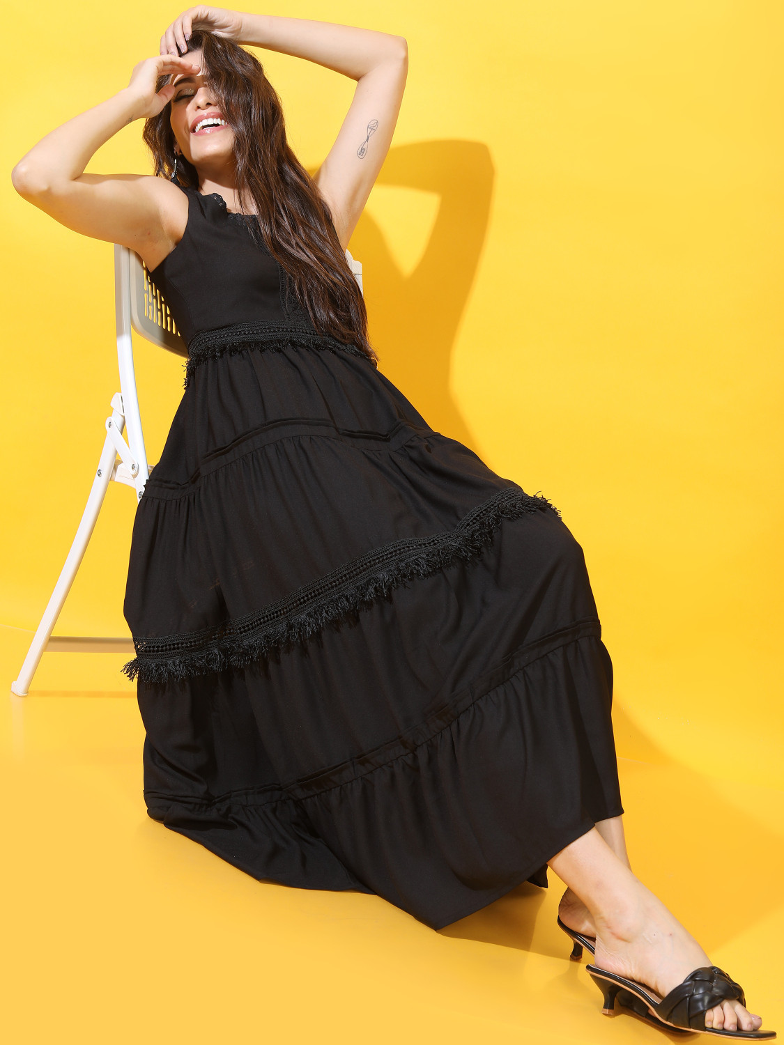 Tokyo talkies women's maxi dress top