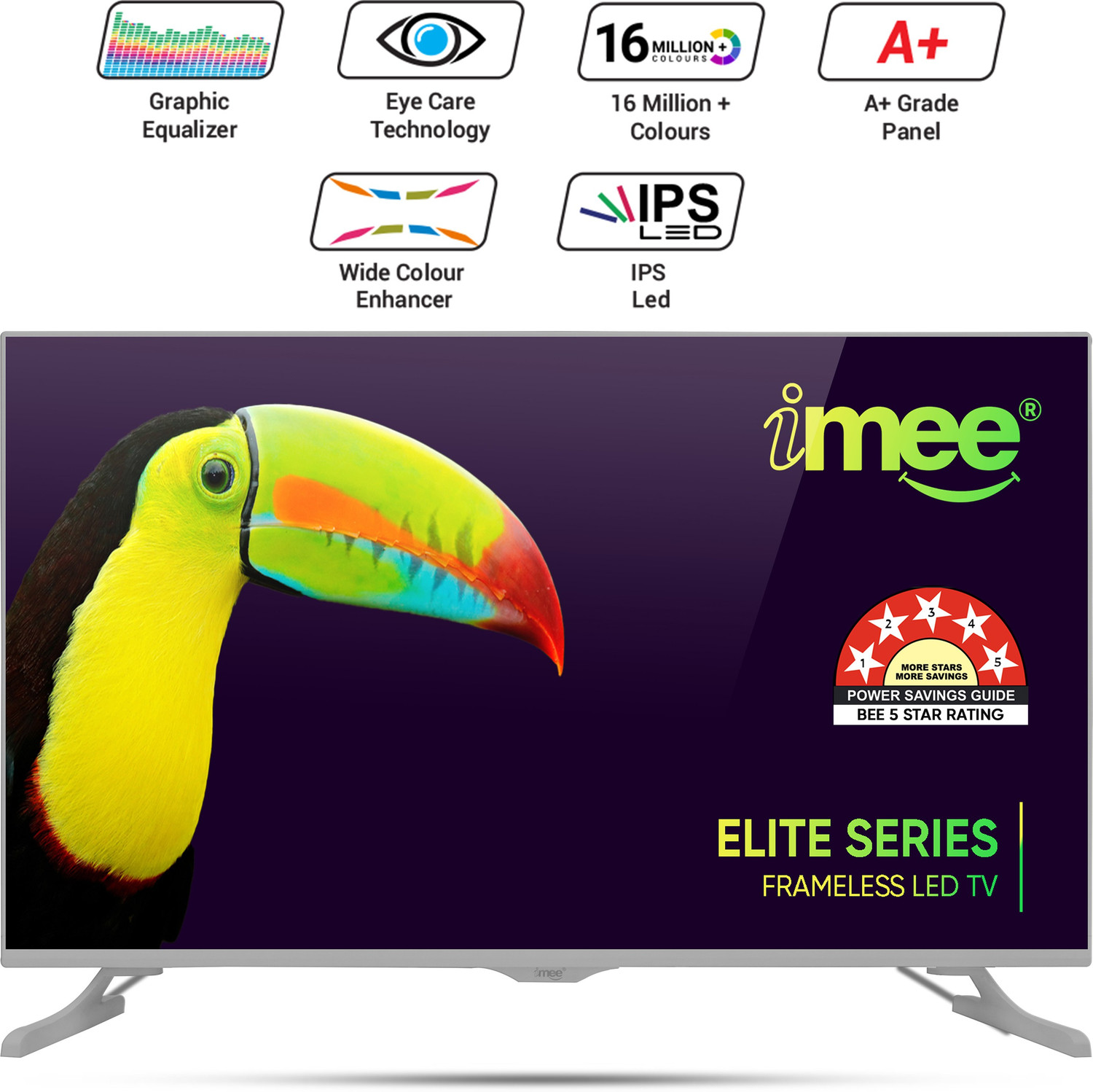 Image of iMEE Elite 80 cm (32 inch) HD Ready LED Smart Android TV with SRS Surround Sound (BEE 5 Star)