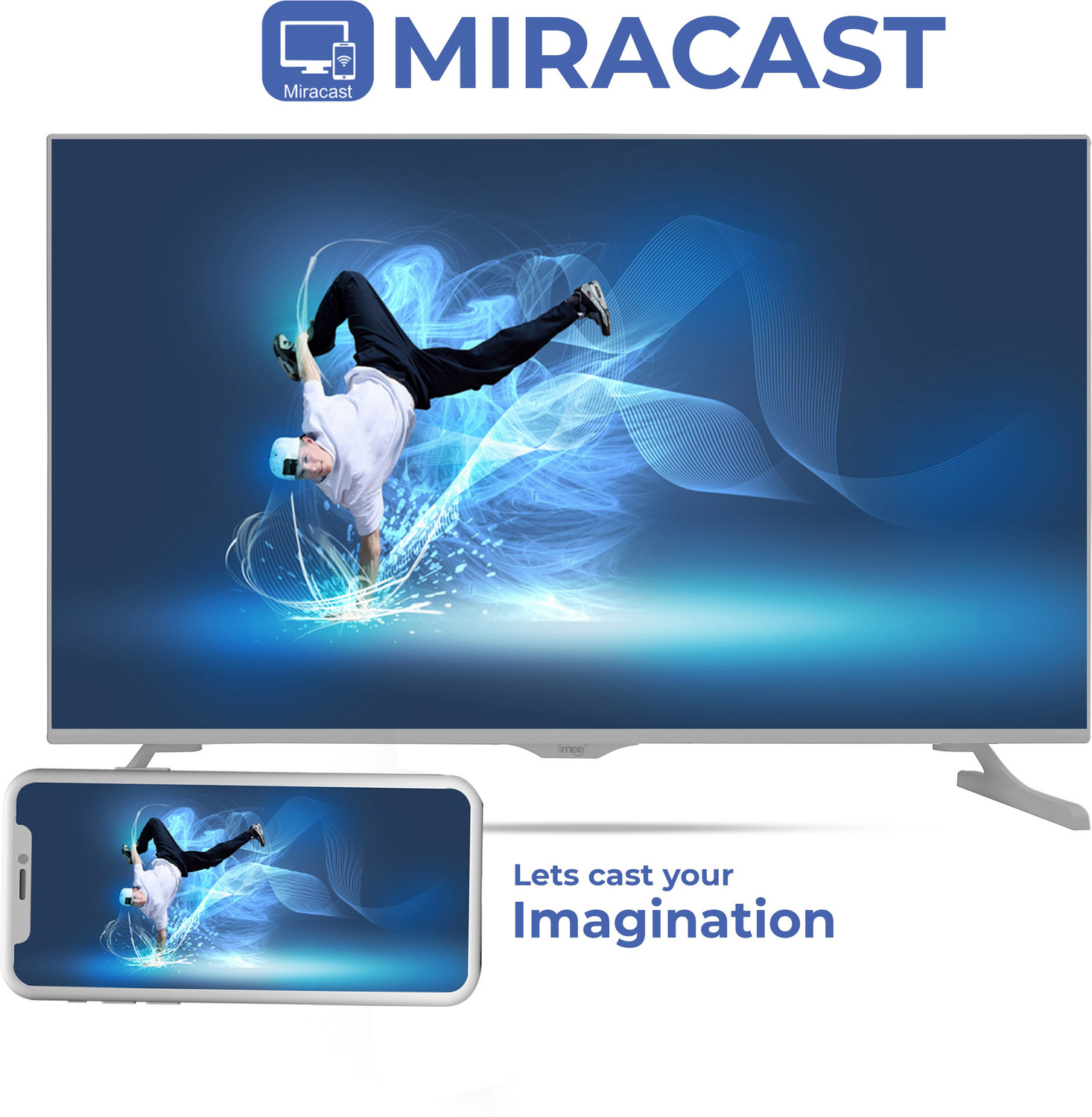 Image of iMEE Elite 108 cm (43 inch) HD Ready LED Smart Android TV with SRS Surround Sound (BEE 5 Star)