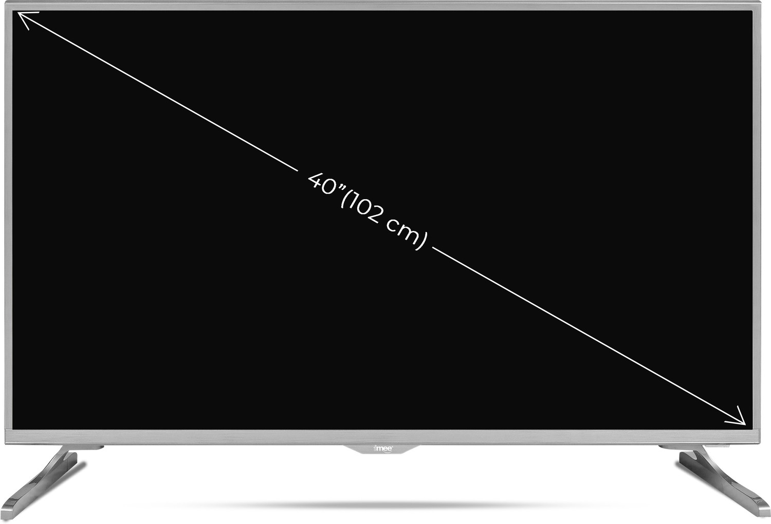 Image of iMEE Premium 102 cm (40 inch) HD Ready LED Smart Android TV with SRS Surround Sound (BEE 5 Star) (PREMIUM-40S-Champagne)