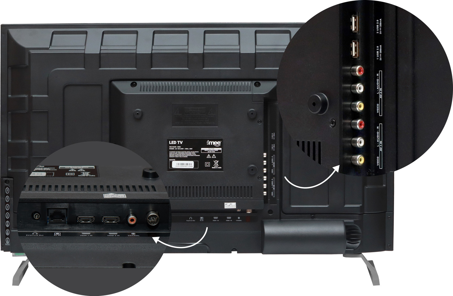 Image of iMEE Premium 102 cm (40 inch) HD Ready LED Smart Android TV with SRS Surround Sound (BEE 5 Star)