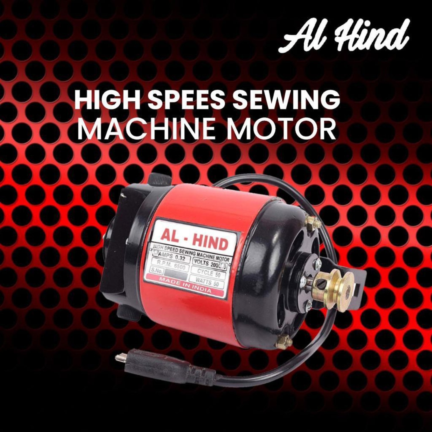 Al hind Sewing Machine Motor (Copper Winding) Electric Sewing