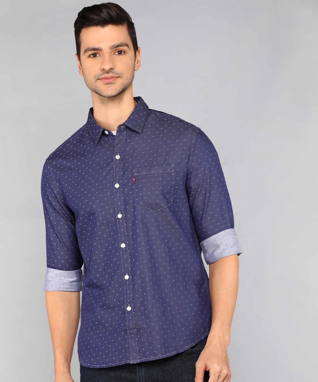 Levi's men's printed casual shirt hot sale