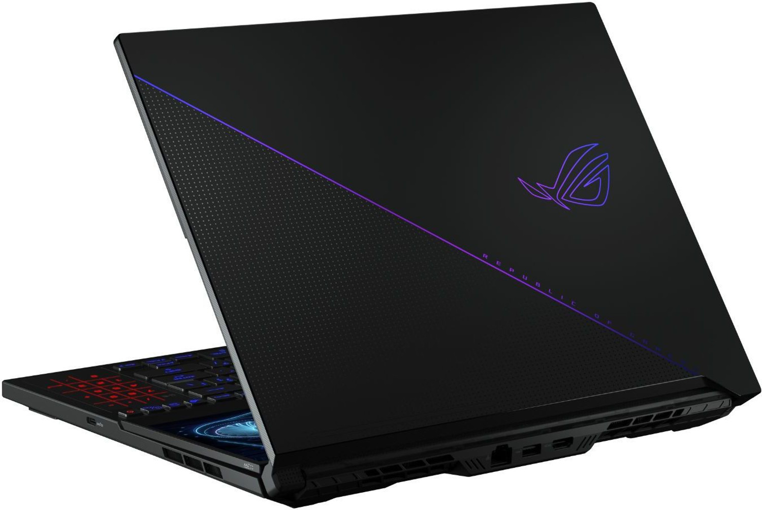 Image of ASUS ROG Zephyrus Duo 16 Dual Screen Laptop with 90Whr Battery AMD Ryzen 9 Octa Core 6900HX - (32 GB /2 TB SSD /Windows 11 Home /16 GB Graphics /NVIDIA GeForce RTX 3080 Ti) GX650RXZ-LO227WS Gaming Laptop
