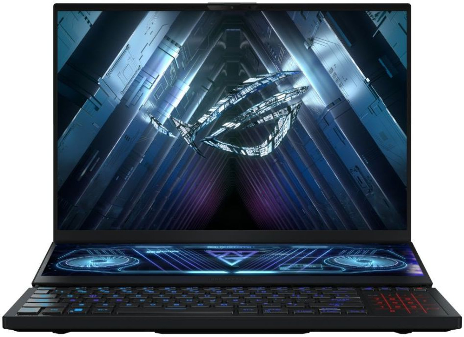 Image of ASUS ROG Zephyrus Duo 16 Dual Screen Laptop with 90Whr Battery AMD Ryzen 9 Octa Core 6900HX - (32 GB /2 TB SSD /Windows 11 Home /16 GB Graphics /NVIDIA GeForce RTX 3080 Ti) GX650RXZ-LO227WS Gaming Laptop
