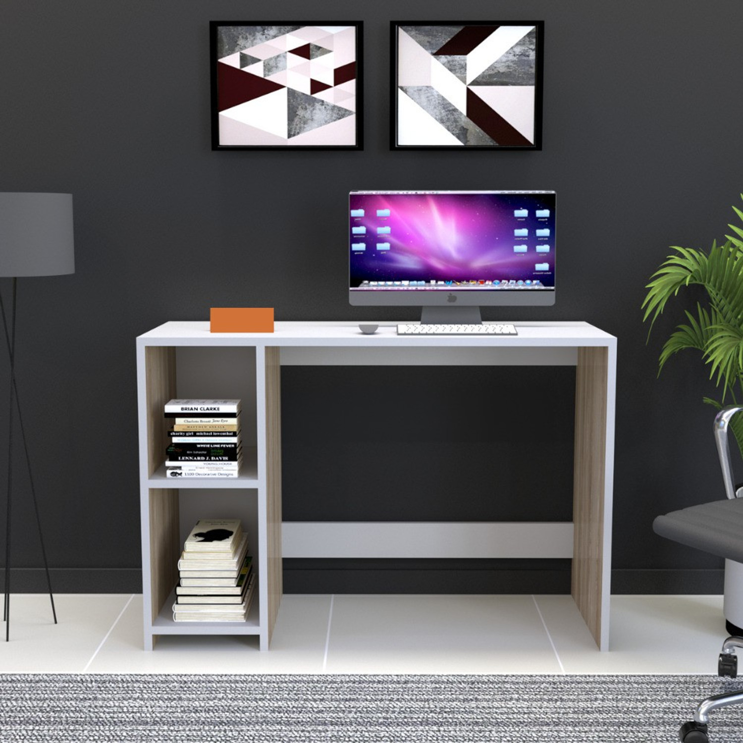 Image of Flipkart Perfect Homes Multifunctional Wooden Study Table /Writing Table /Laptop Computer Desk for Home / Engineered Wood Study Table