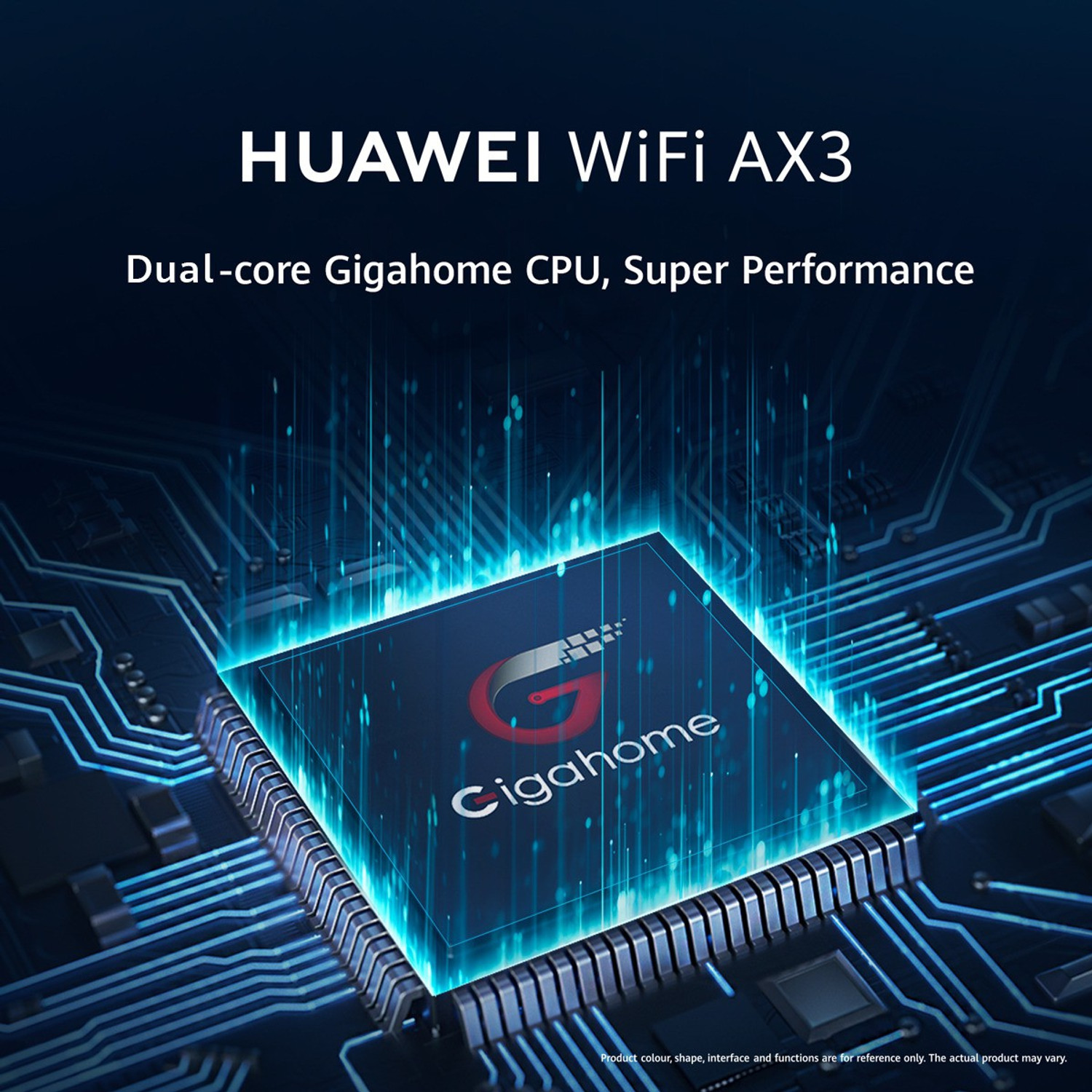 Image of Huawei AX3 WS7100 Wi-Fi 6 Router 2.4 GHz, 5 GHz 3000 Mbps Wifi Speed Dual Band Internal & External Antenna ADSL (Telephone), Ethernet (Cable Broadband)