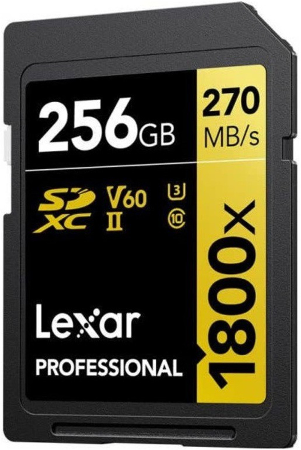 Image of Lexar LSD1800256G-BNNNG Professional 1800x 256 GB SDXC Class 10 270 MB /s Memory Card Compatible with Camera