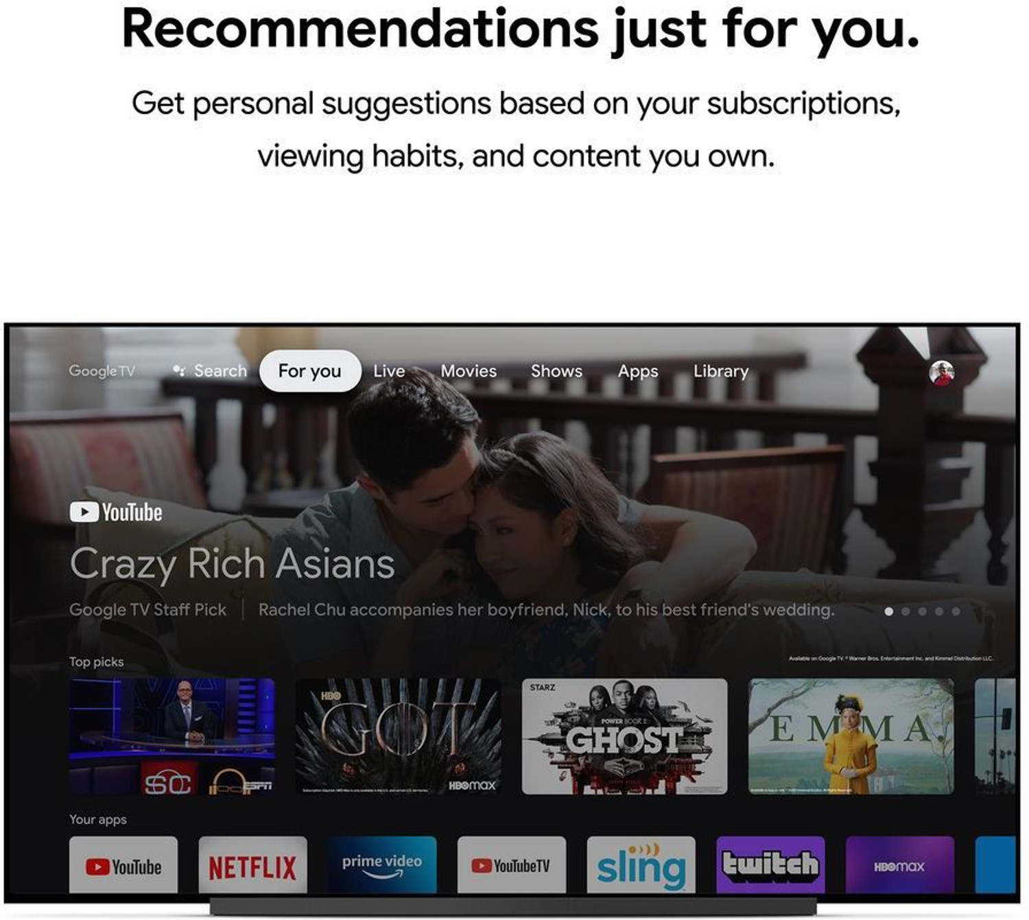 Image of Google Chromecast with TV (4K) Media Streaming Device