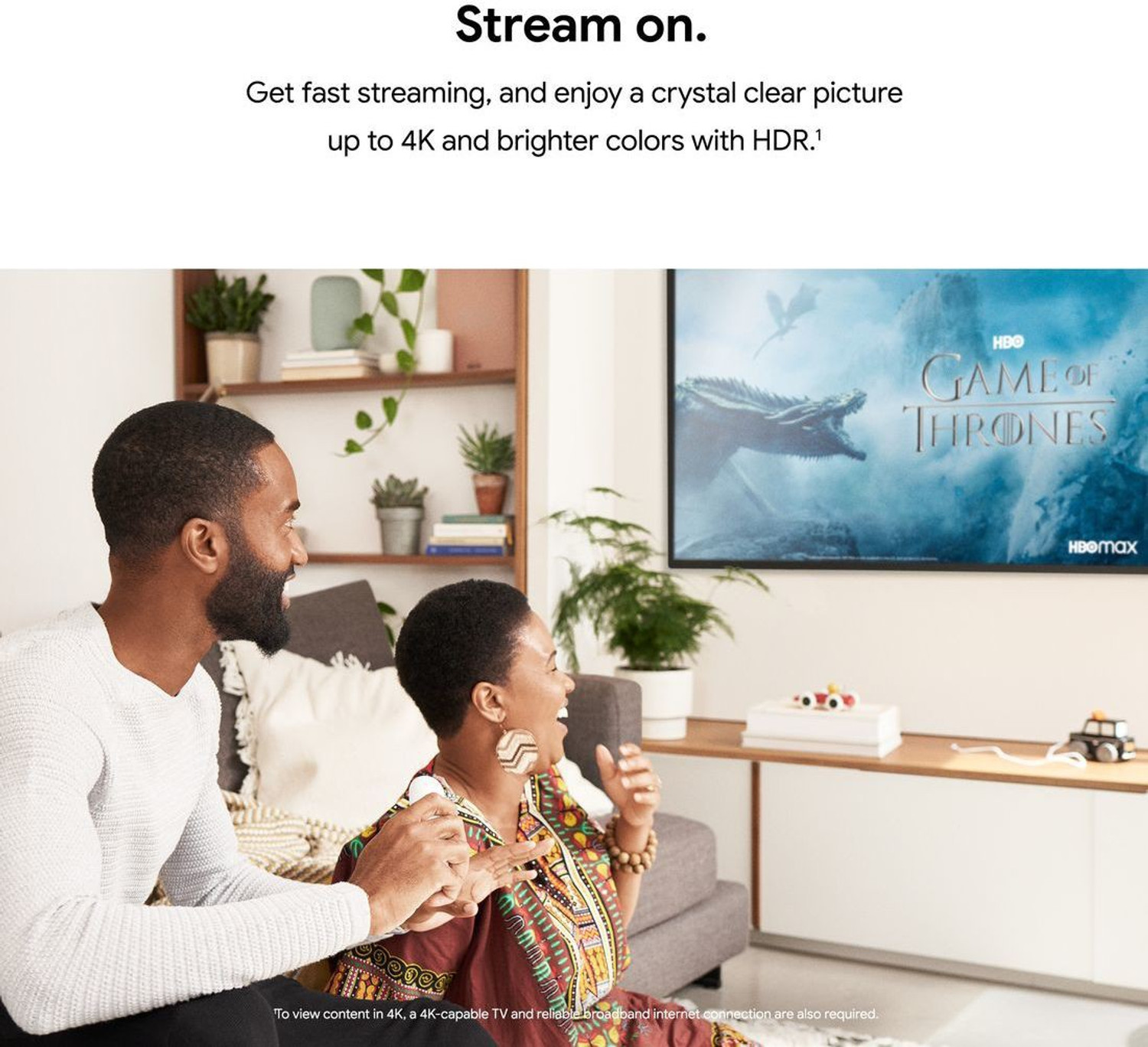 Image of Google Chromecast with TV (4K) Media Streaming Device