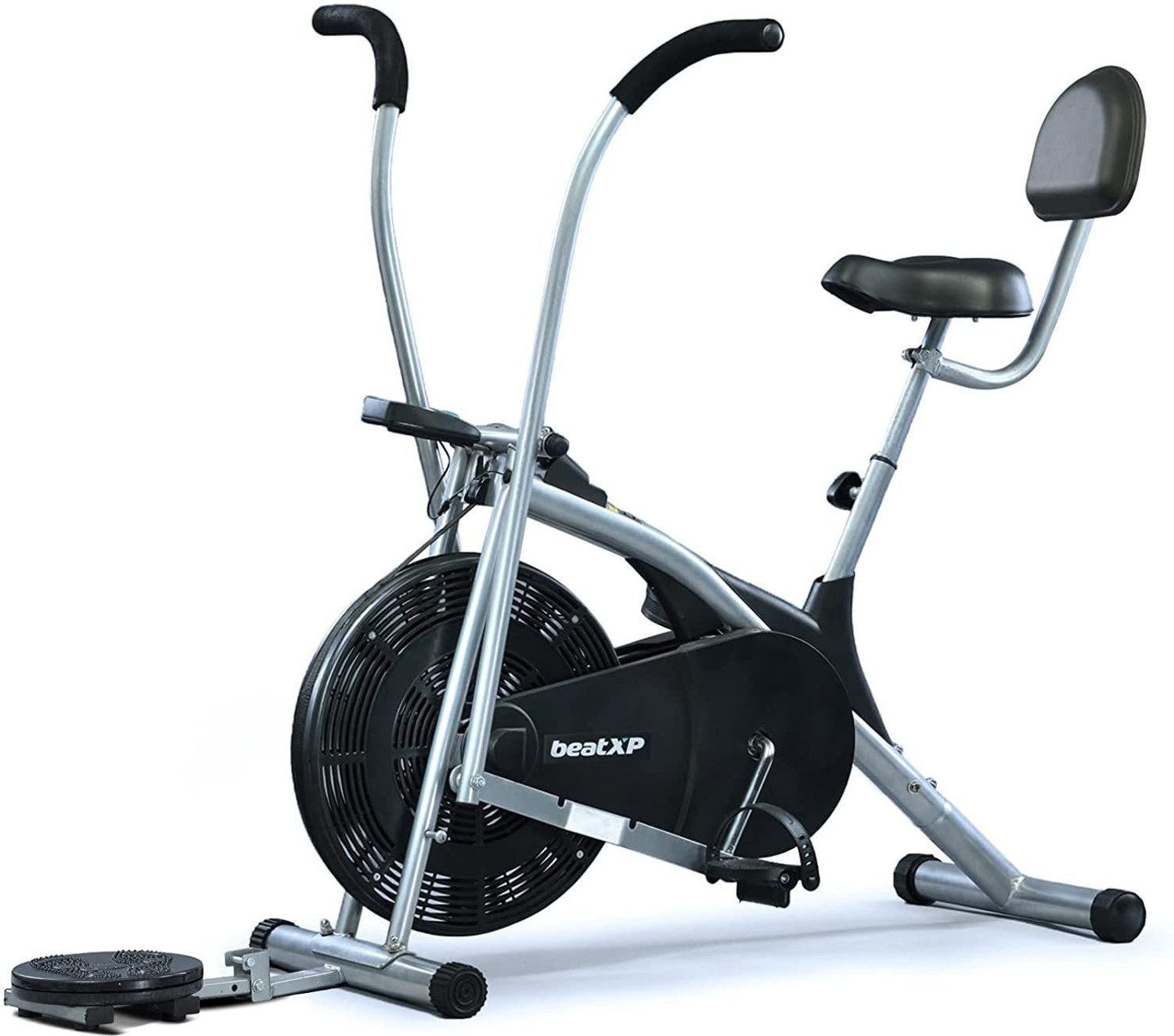 Image of beatXP 4CM Air Cycle for Home|Moving Handles & Back Support|Tummy Twister Indoor Cycles Exercise Bike