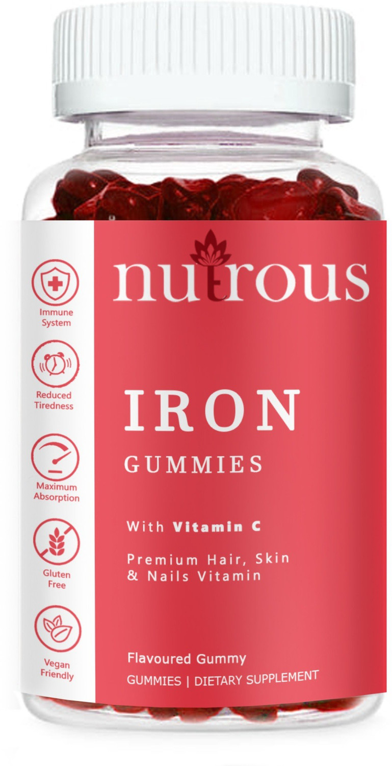 Image of Nutrous Iron Gummies For Both Kids and Adults (SD7)Premium (30 No)