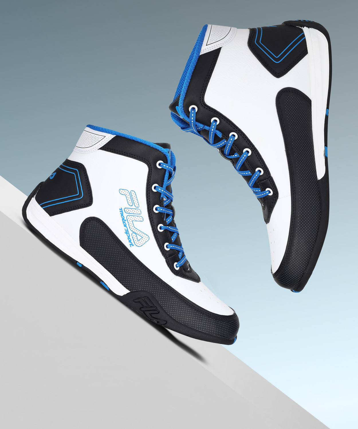 FILA Motorsport Shoes For Men Black White 11 Price History