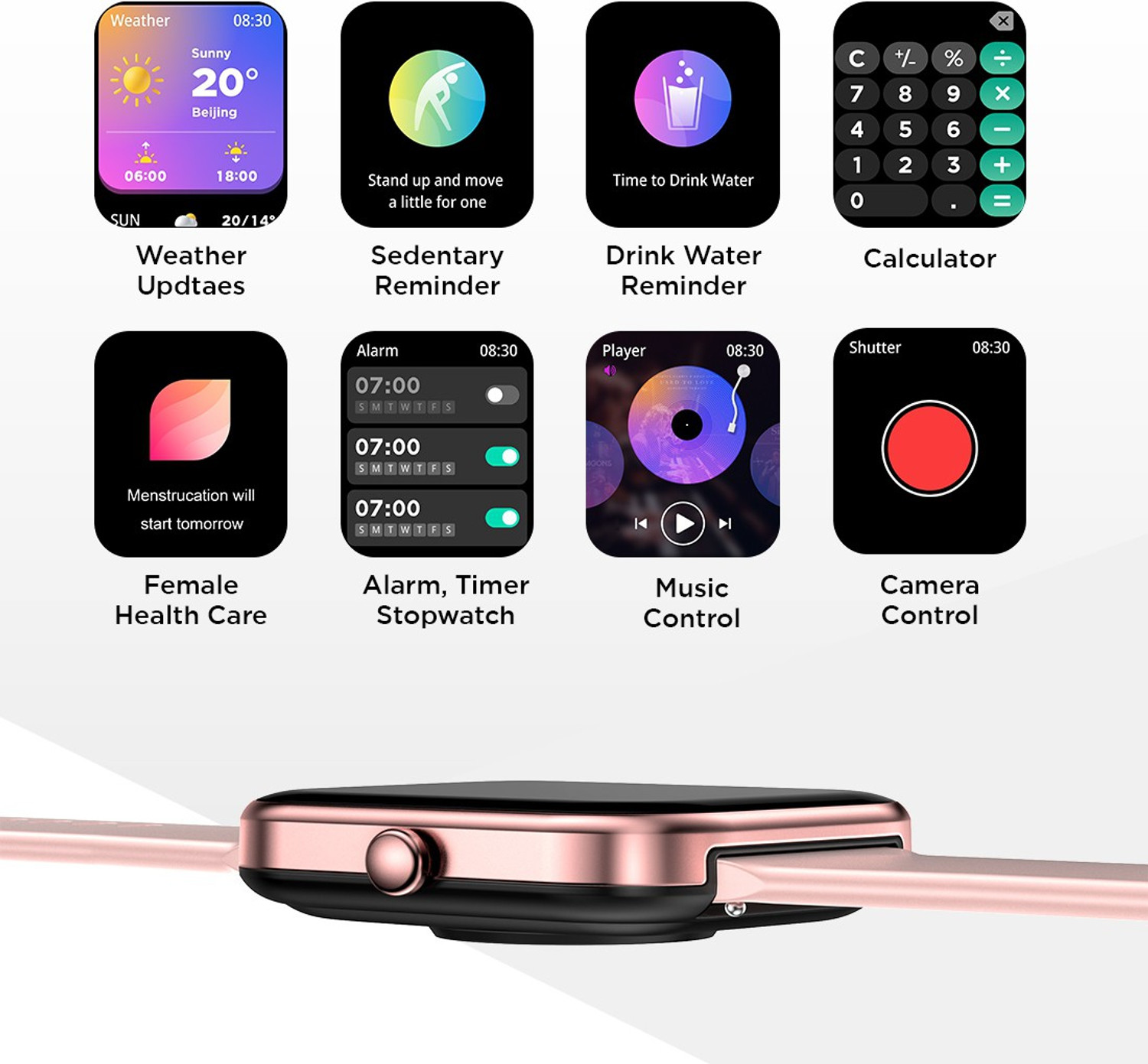 Image of Fire-Boltt Wonder 45.7mm (1.8) Bluetooth Calling with AI Voice Assistant Smartwatch