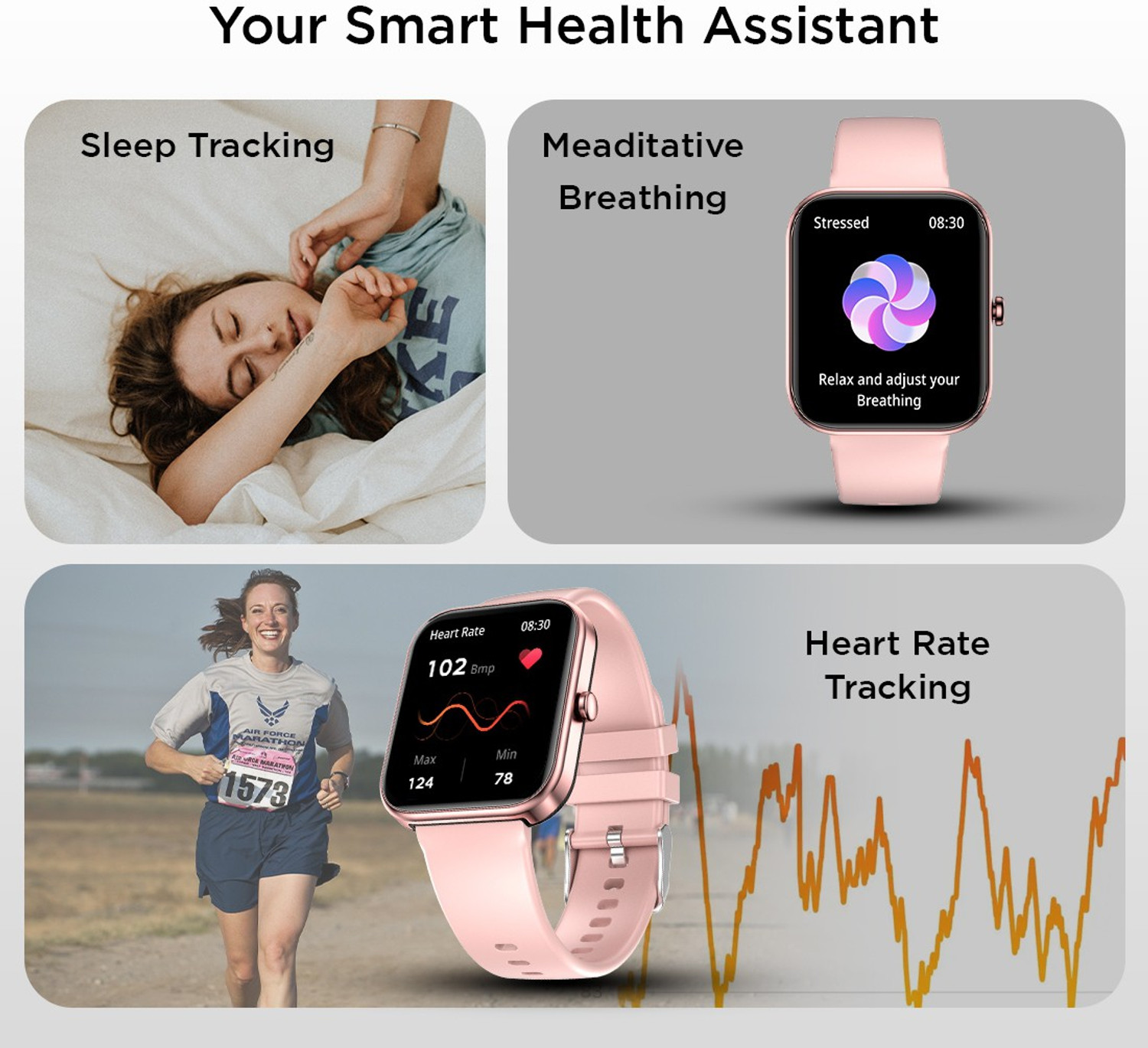 Image of Fire-Boltt Wonder 45.7mm (1.8) Bluetooth Calling with AI Voice Assistant Smartwatch