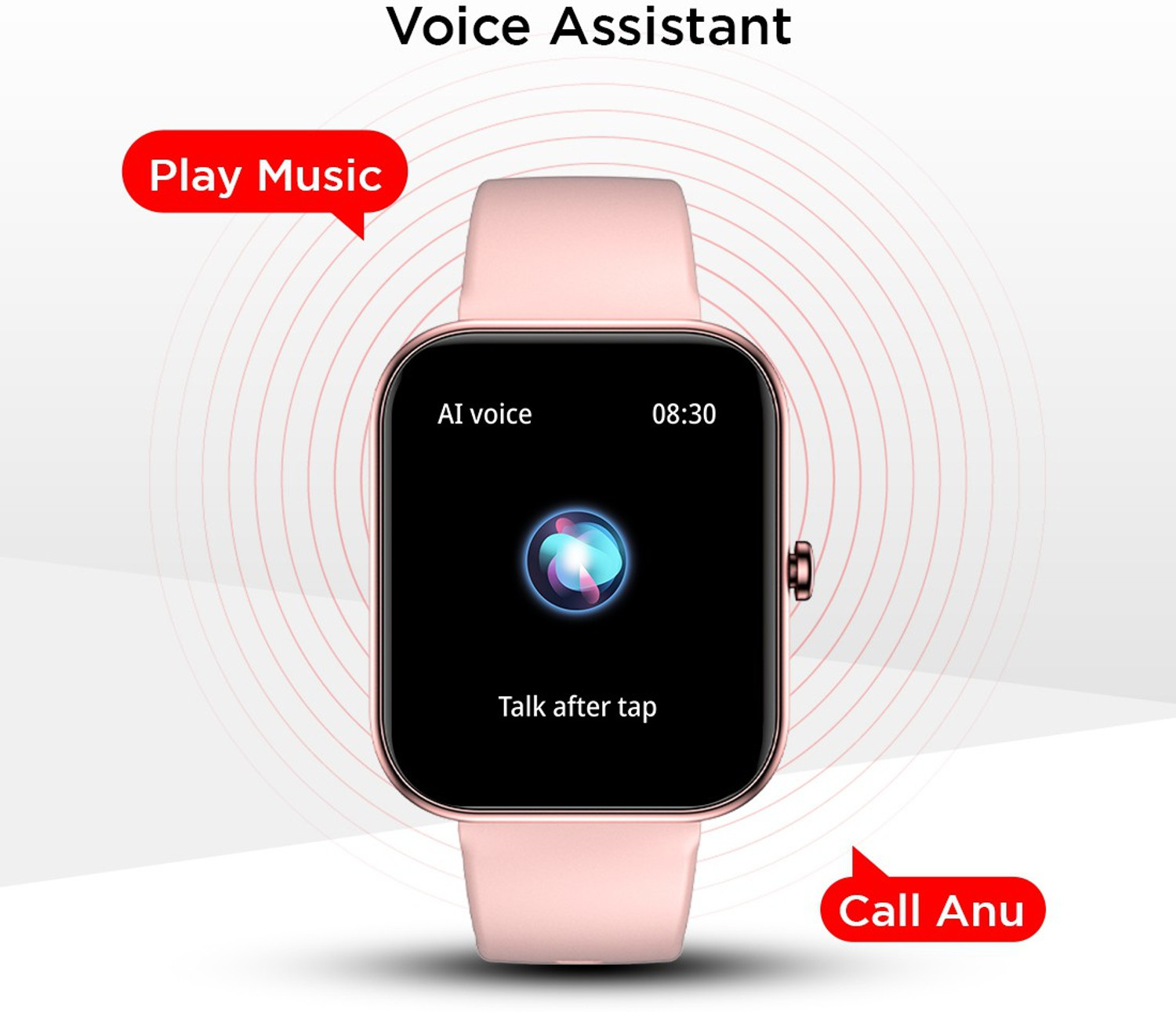 Image of Fire-Boltt Wonder 45.7mm (1.8) Bluetooth Calling with AI Voice Assistant Smartwatch