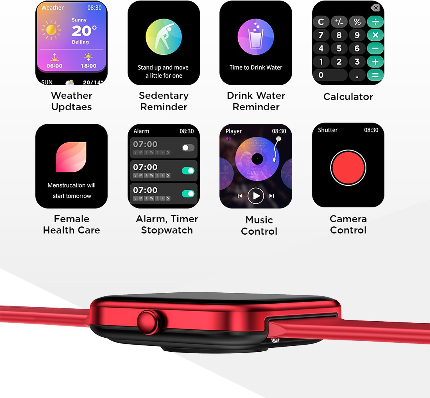 Image of Fire-Boltt Wonder 45.7mm (1.8) Bluetooth Calling with AI Voice Assistant Smartwatch