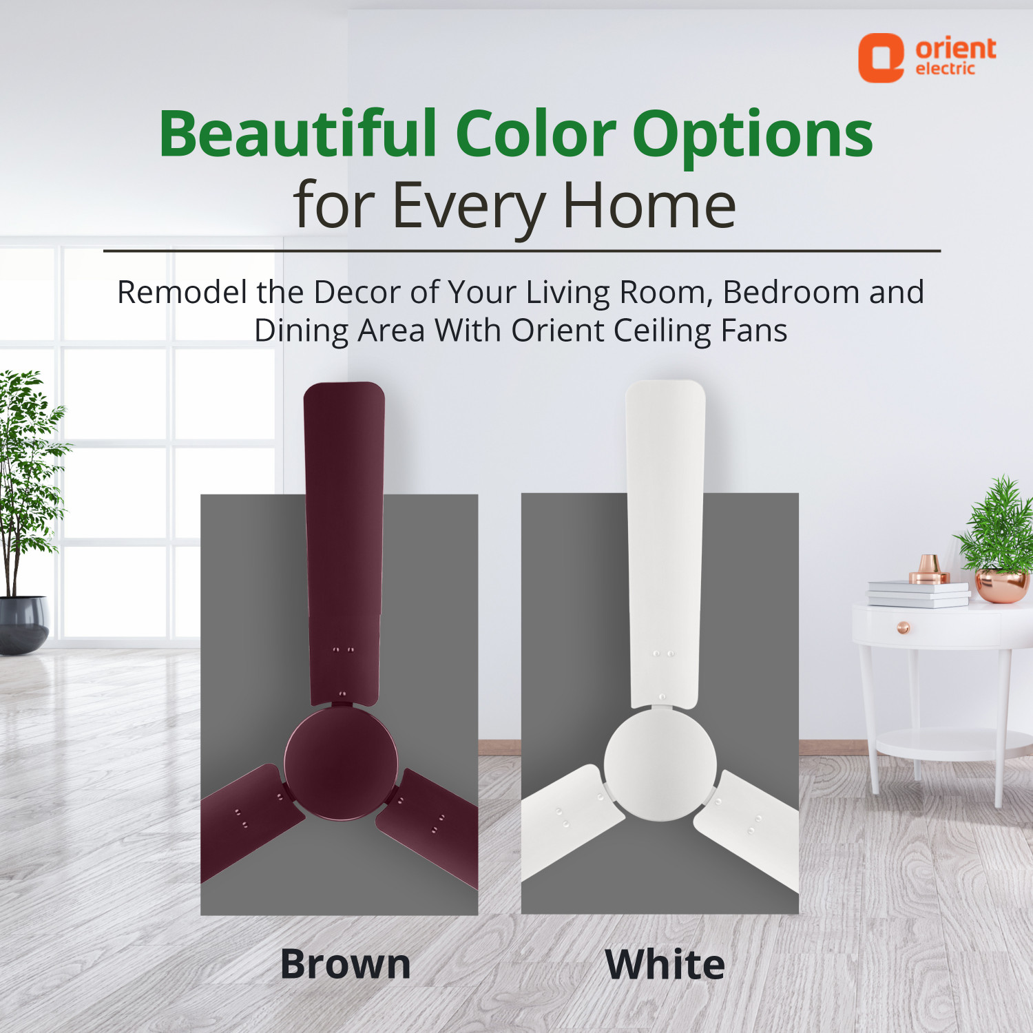 Image of Orient Electric Ujala pro Free Installation with 1 Year Warranty BLDC Motor 1200 mm Ceiling Fan