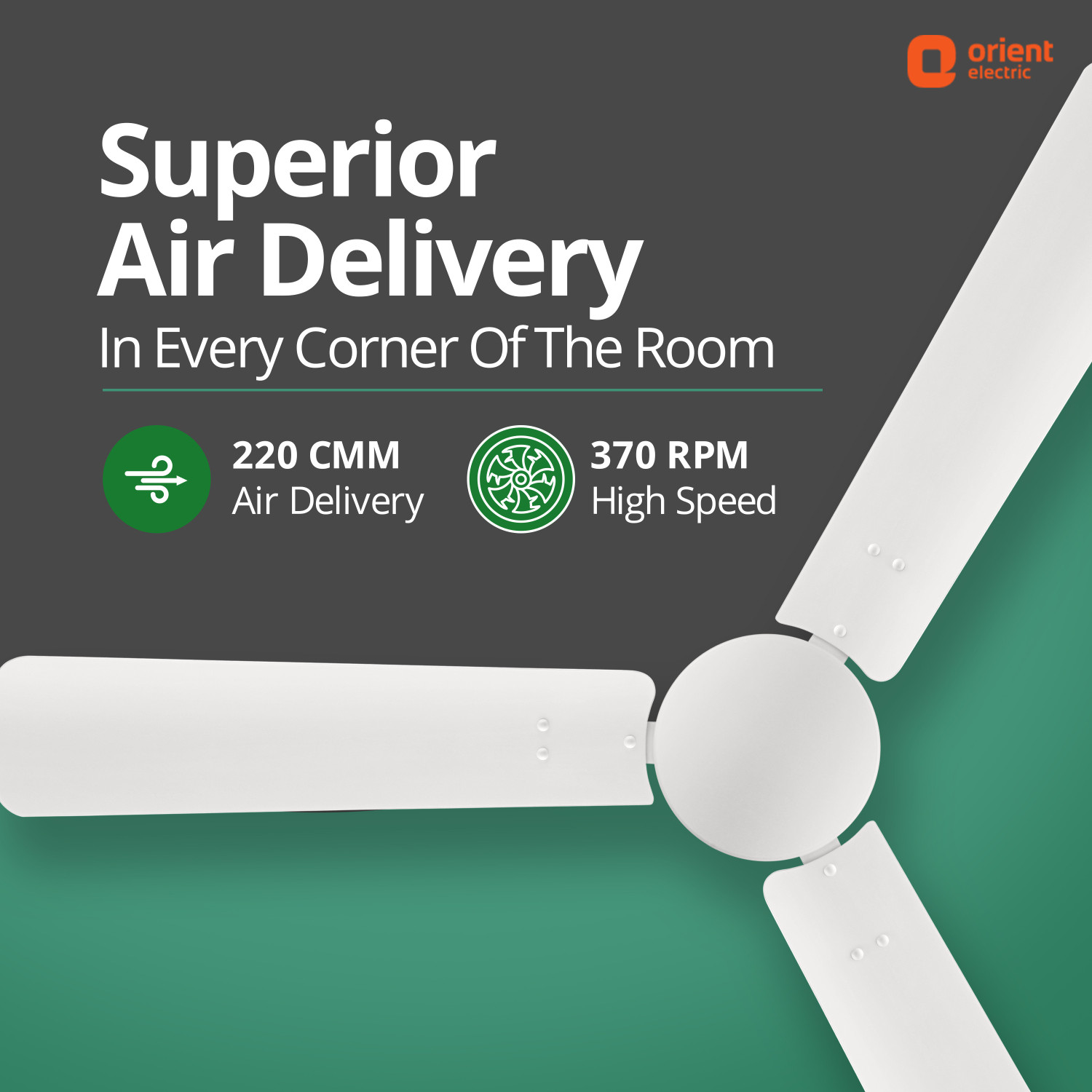 Image of Orient Electric Ujala pro Free Installation with 1 Year Warranty BLDC Motor 1200 mm Ceiling Fan