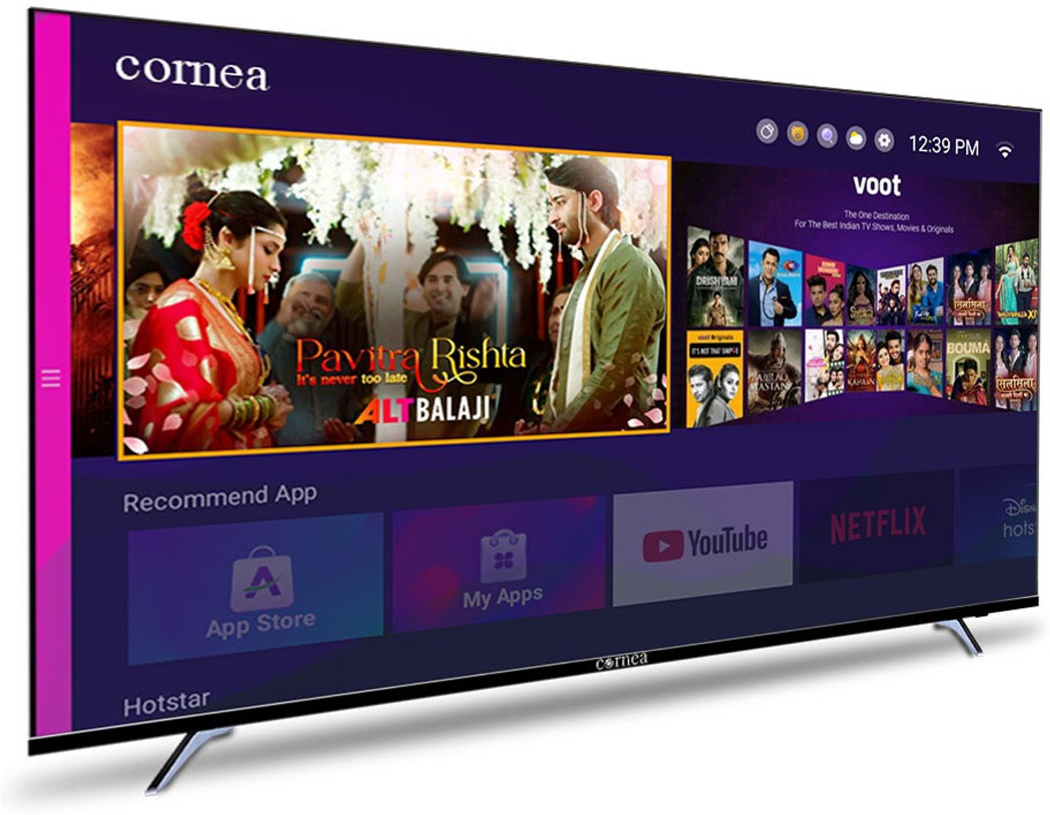Image of CORNEA Bezelless 127 cm (50 inch) Ultra HD (4K) LED Smart Android TV