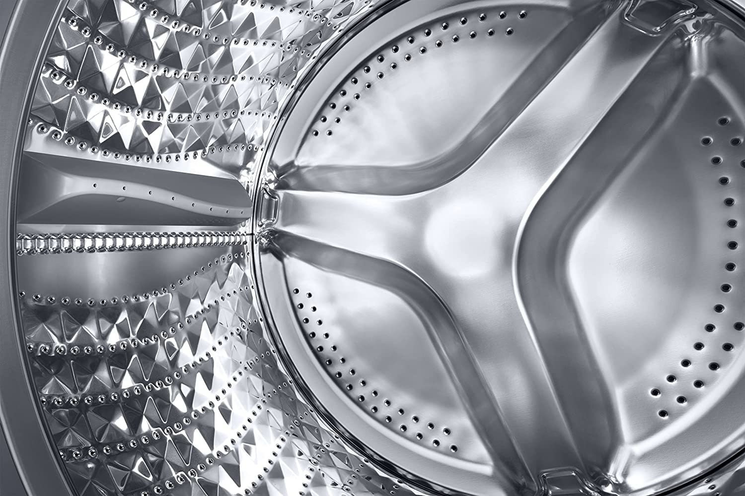 Image of Samsung 9 kg 5 Star, Digital Inverter Motor, Hygiene Steam, Fully Automatic Front Load Washing Machine Black