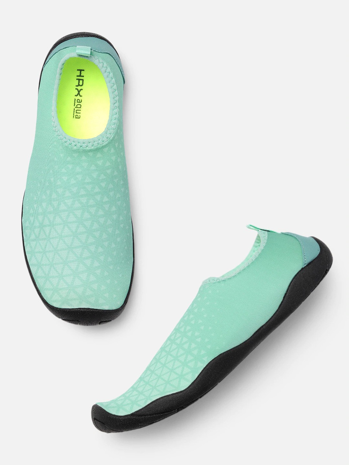 Image of HRX by Hrithik Roshan Women Sea Green Aqua Shoes Walking Shoes For Women
