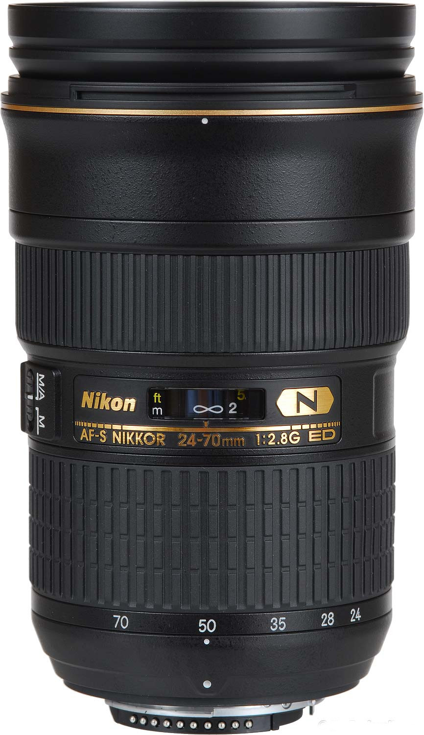 Image of NIKON AF-S NIKKOR 24 - 70 mm f /2.8G ED Standard Zoom Lens (Black)