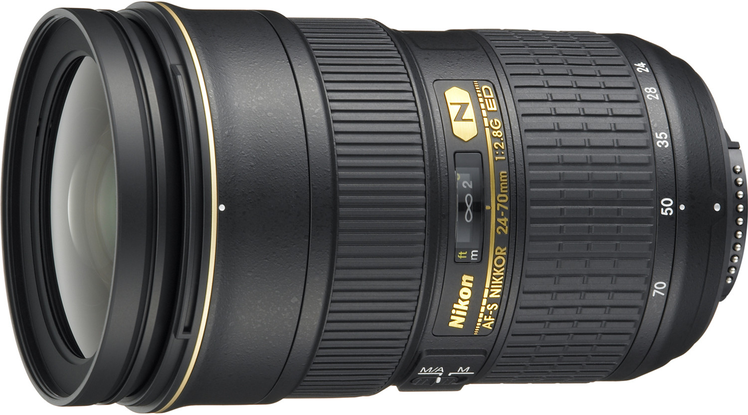 Image of NIKON AF-S NIKKOR 24 - 70 mm f /2.8G ED Standard Zoom Lens (Black)
