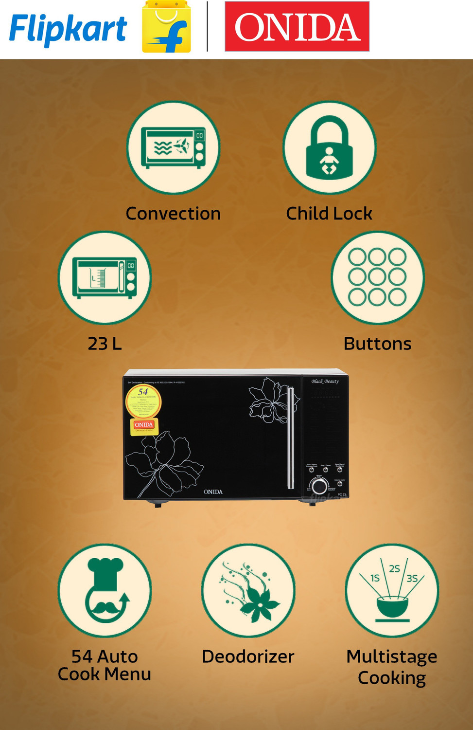 Image of ONIDA 23 L Convection Microwave Oven
