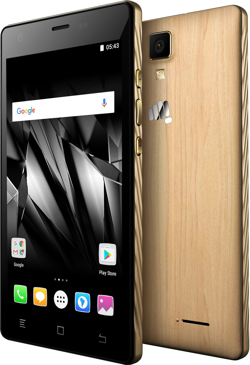 Image of Micromax Canvas 5 Lite-Special Edition (Maple Wood, 16 GB)