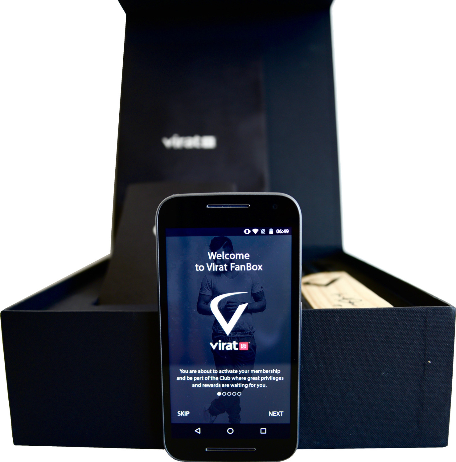 Image of Virat FANBOX Moto G Turbo Virat Kohli (Black, 16 GB)