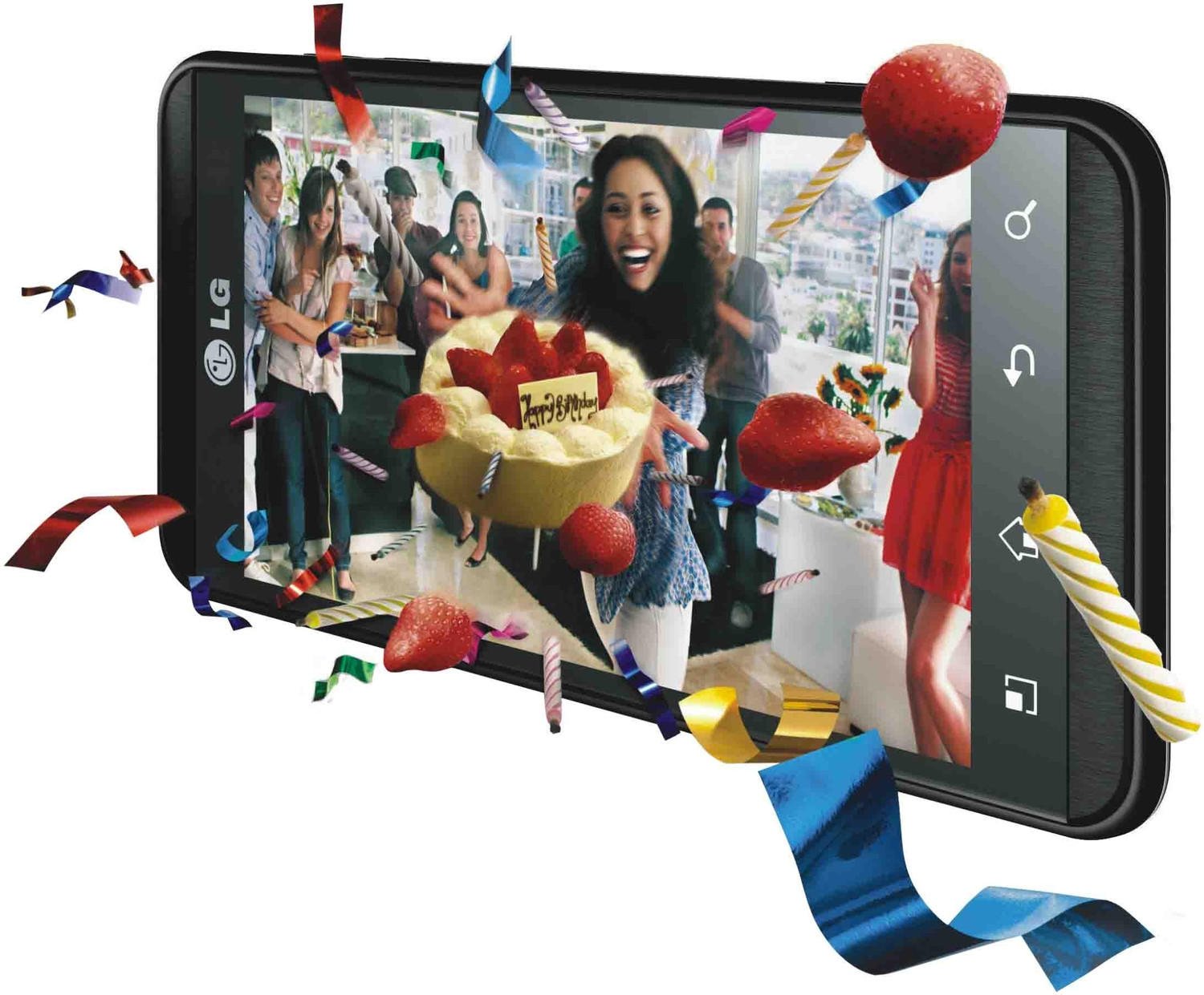 Image of LG Optimus 3D P920 (Metal Black, 8 GB)