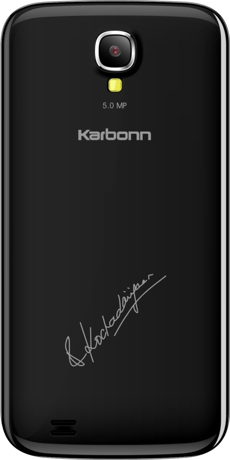 Image of KARBONN Kochadaiiyaan The Legend A36 (Black and Silver, 4 GB)