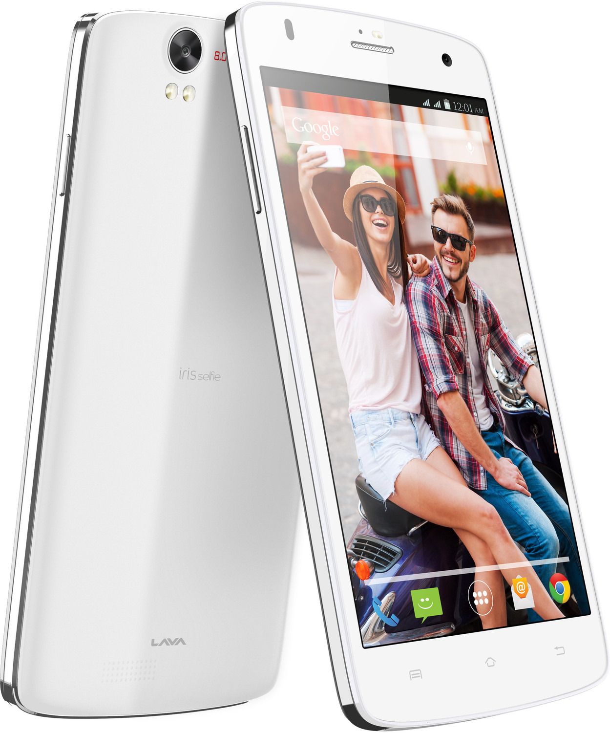 Image of LAVA Iris selfie 50 (White, 8 GB)