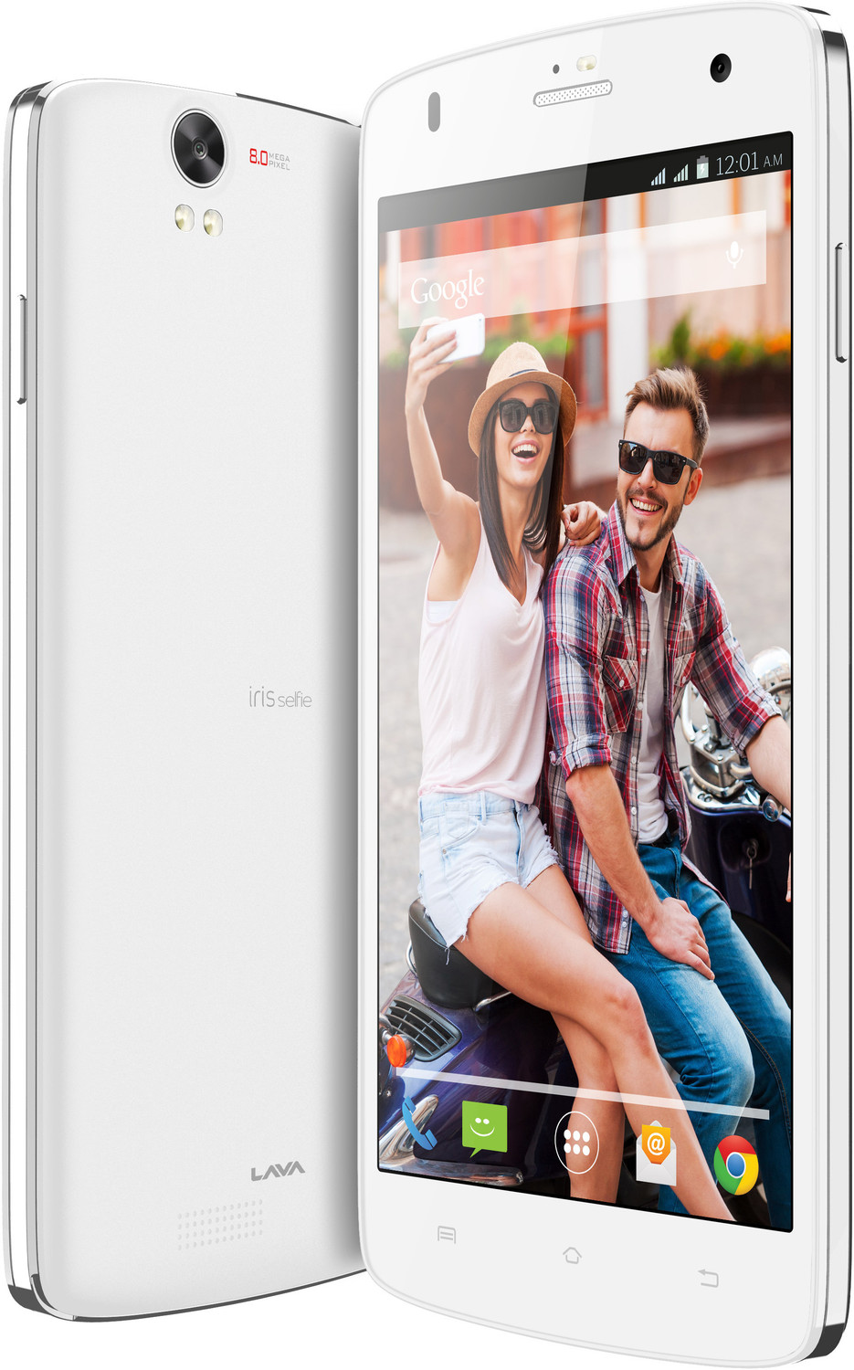 Image of LAVA Iris selfie 50 (White, 8 GB)