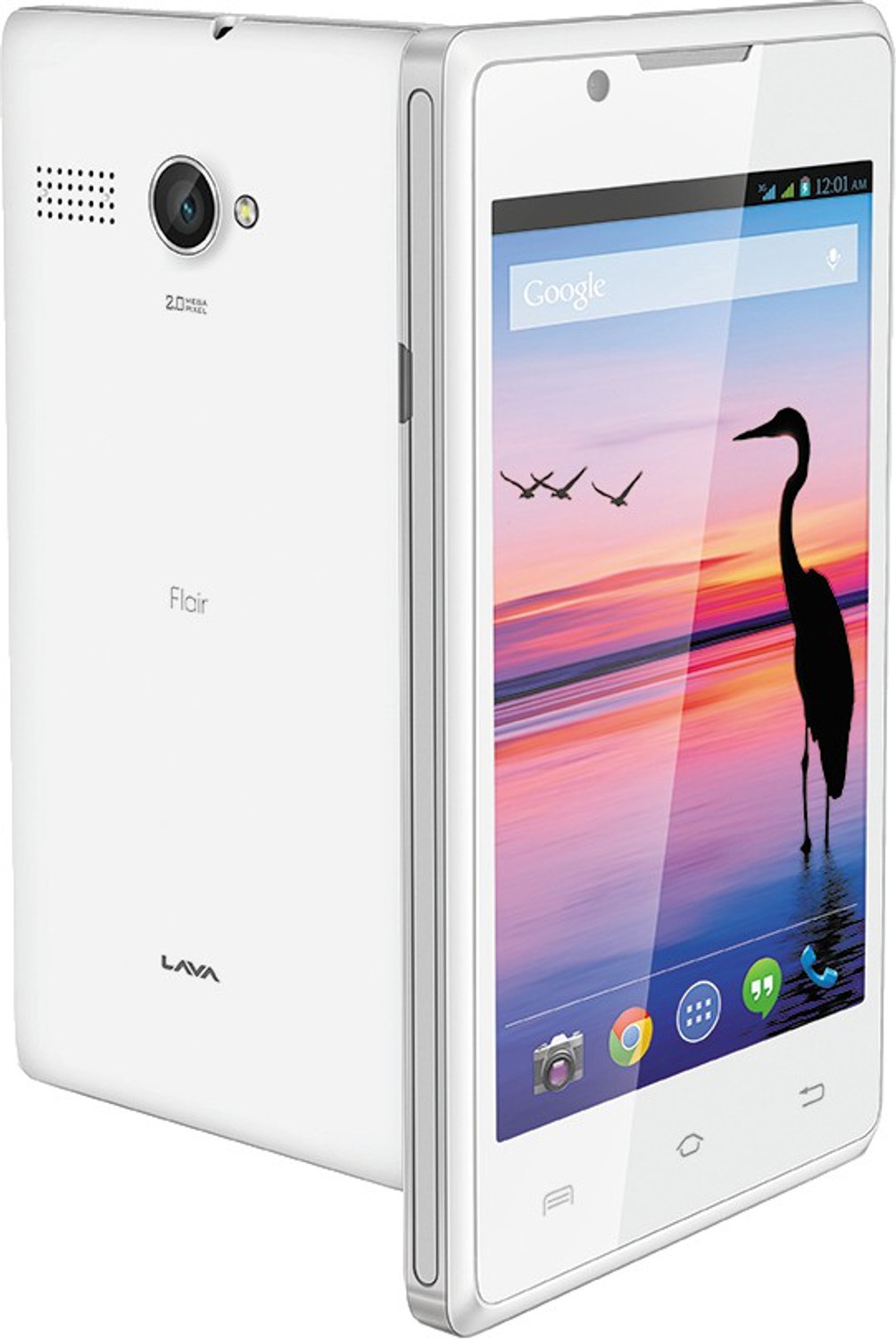 Image of LAVA Flair P1 (White, 2 GB)