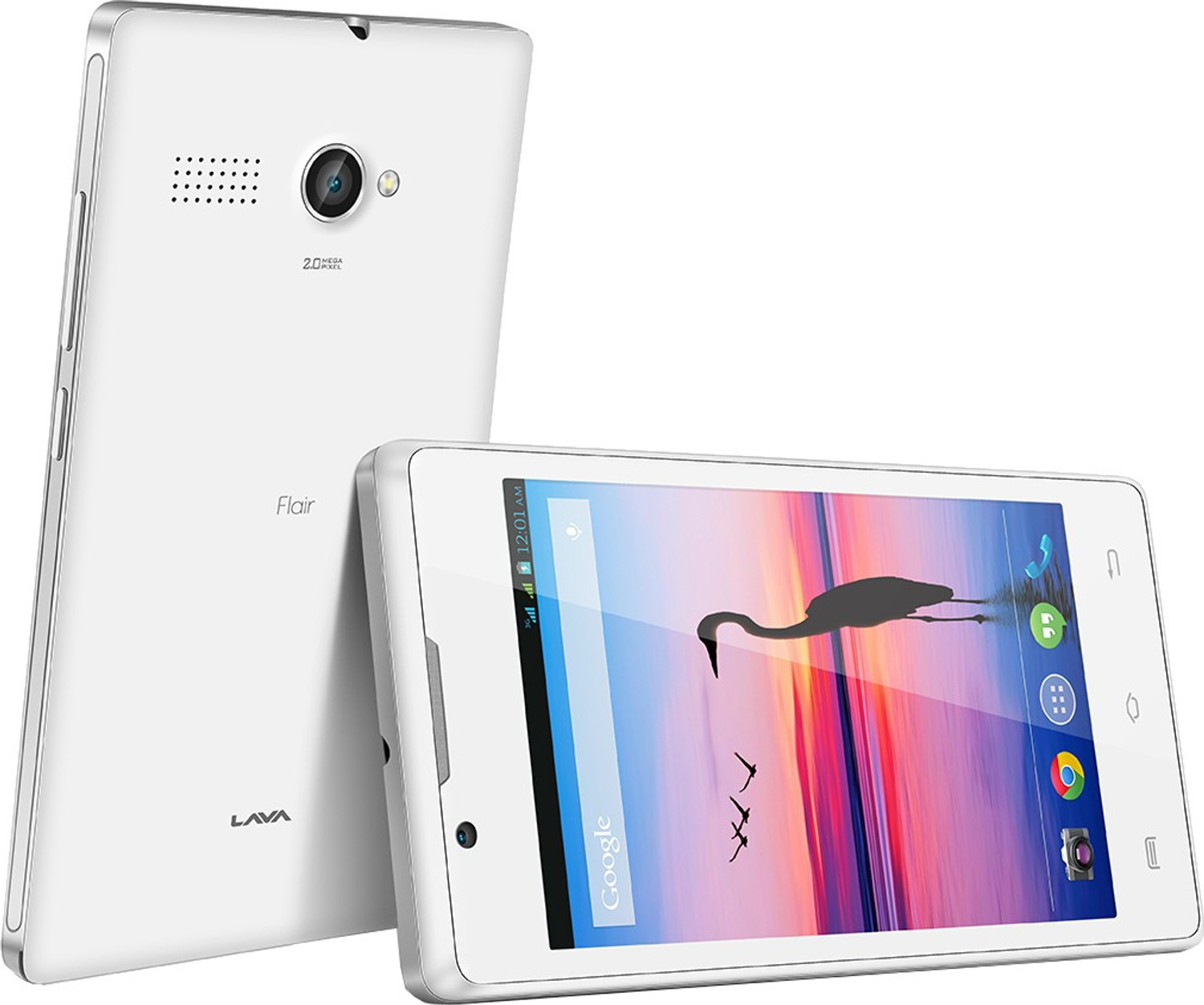 Image of LAVA Flair P1 (White, 2 GB)