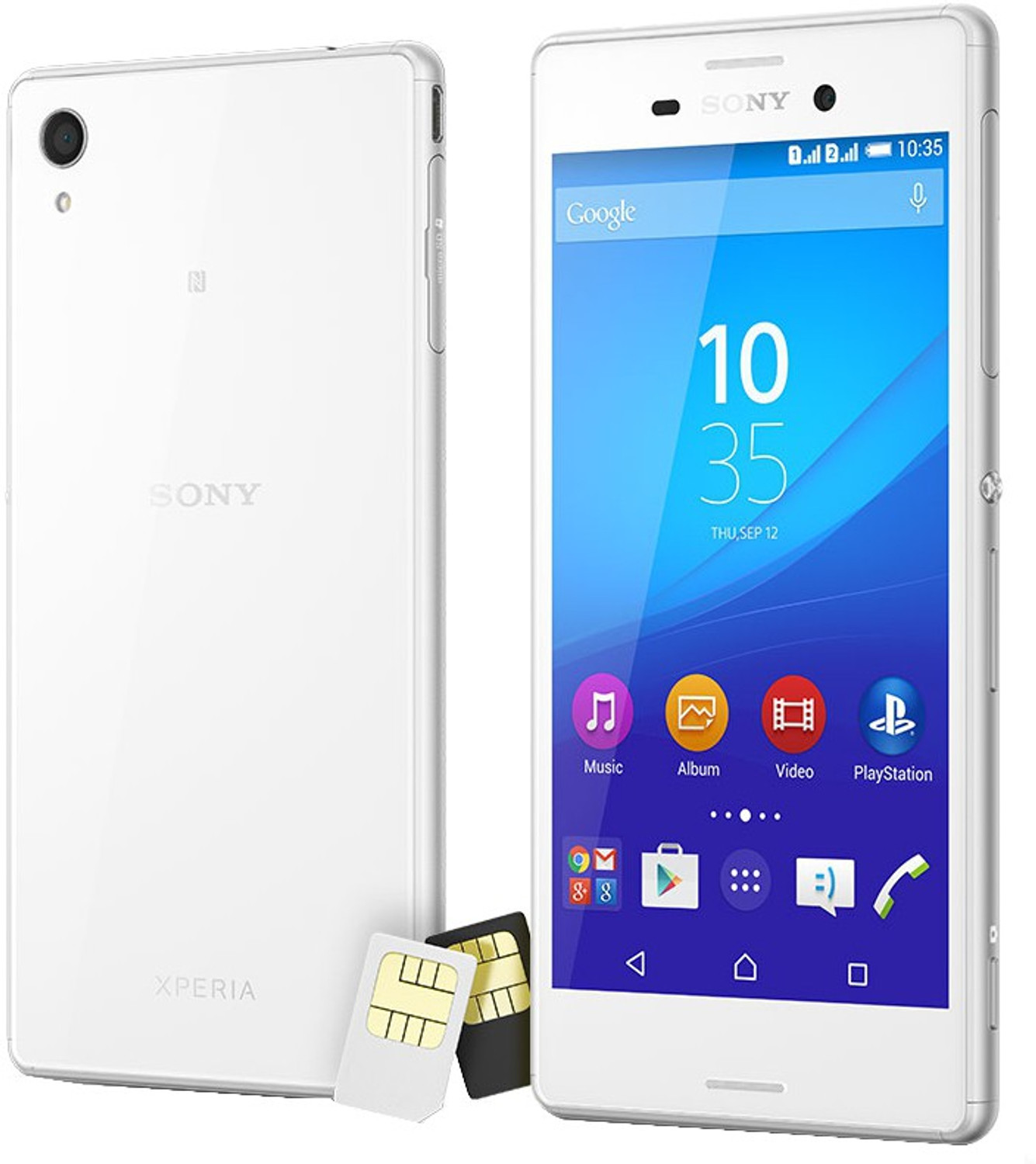 Image of SONY Xperia M4 Aqua Dual (White, 16 GB)