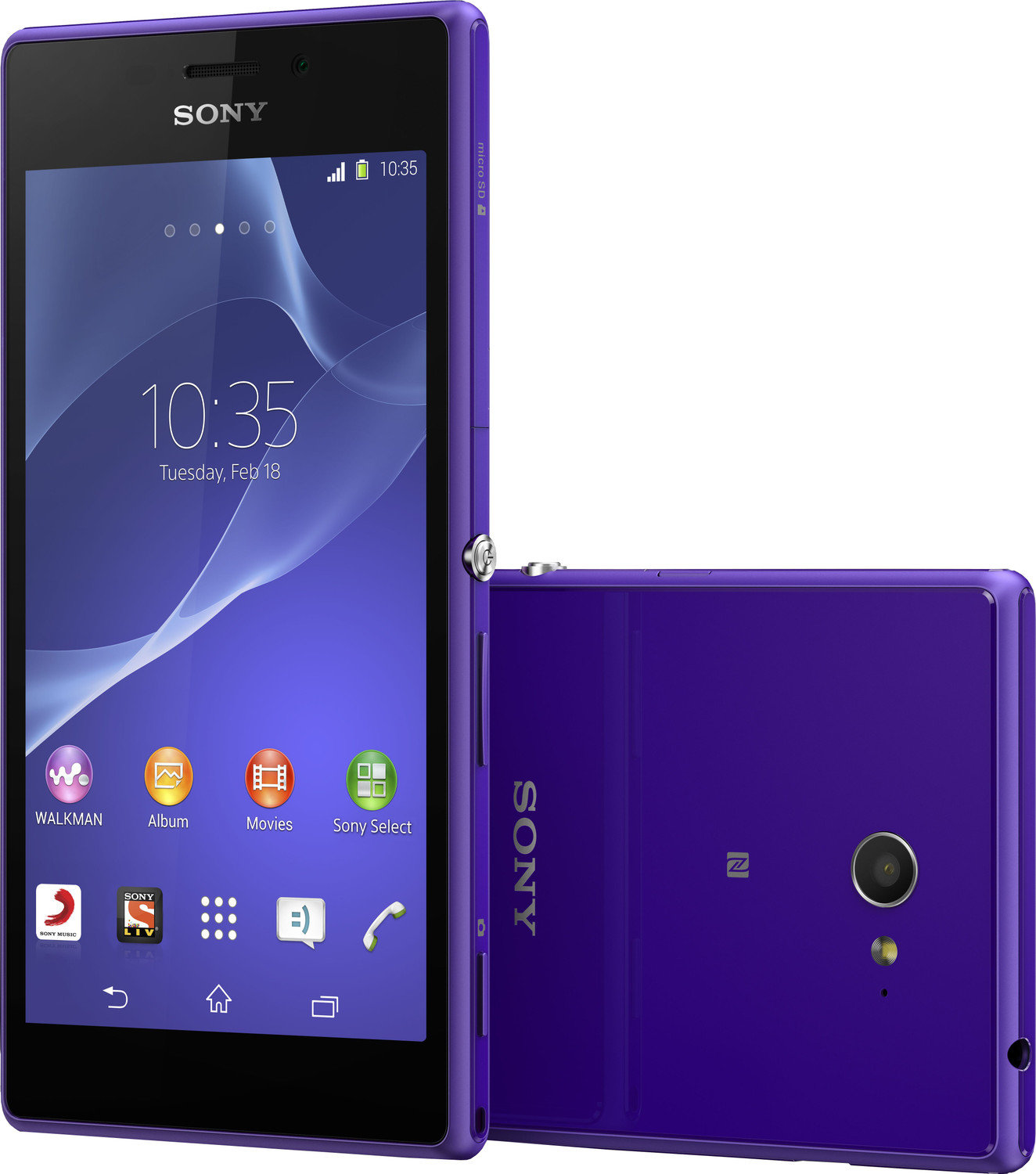 Image of SONY Xperia M2 Dual (Purple, 8 GB)