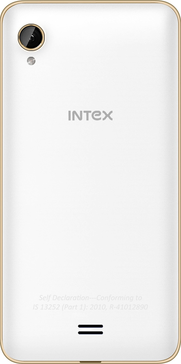 Image of Intex Cloud 4G Smart (White & Champagne, 8 GB)