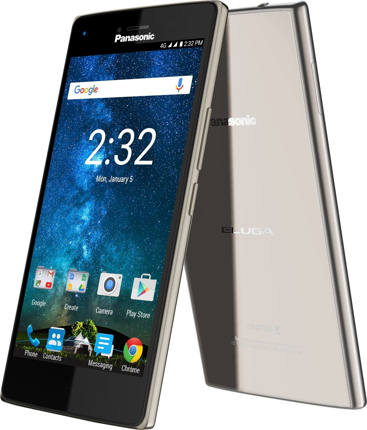 Image of Panasonic Eluga Turbo (Champagne Gold, 32 GB)