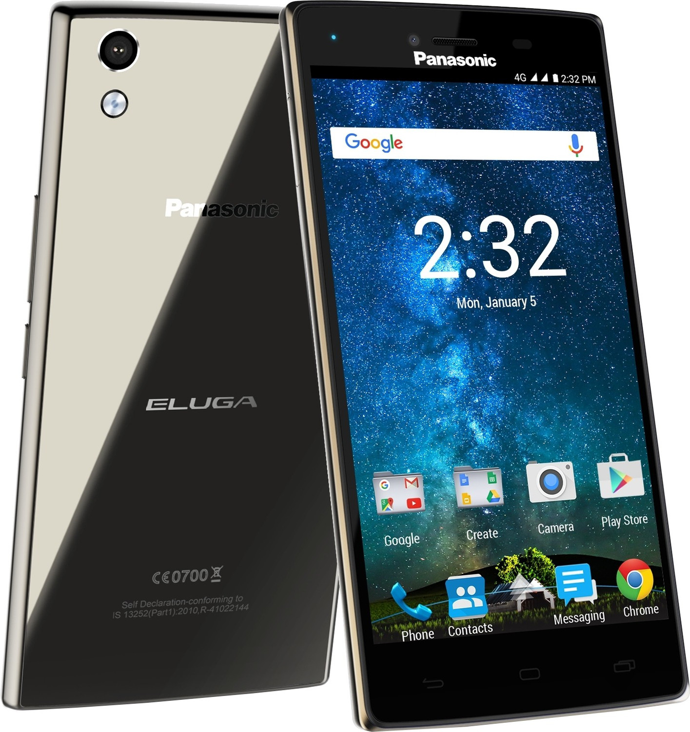 Image of Panasonic Eluga Turbo (Champagne Gold, 32 GB)
