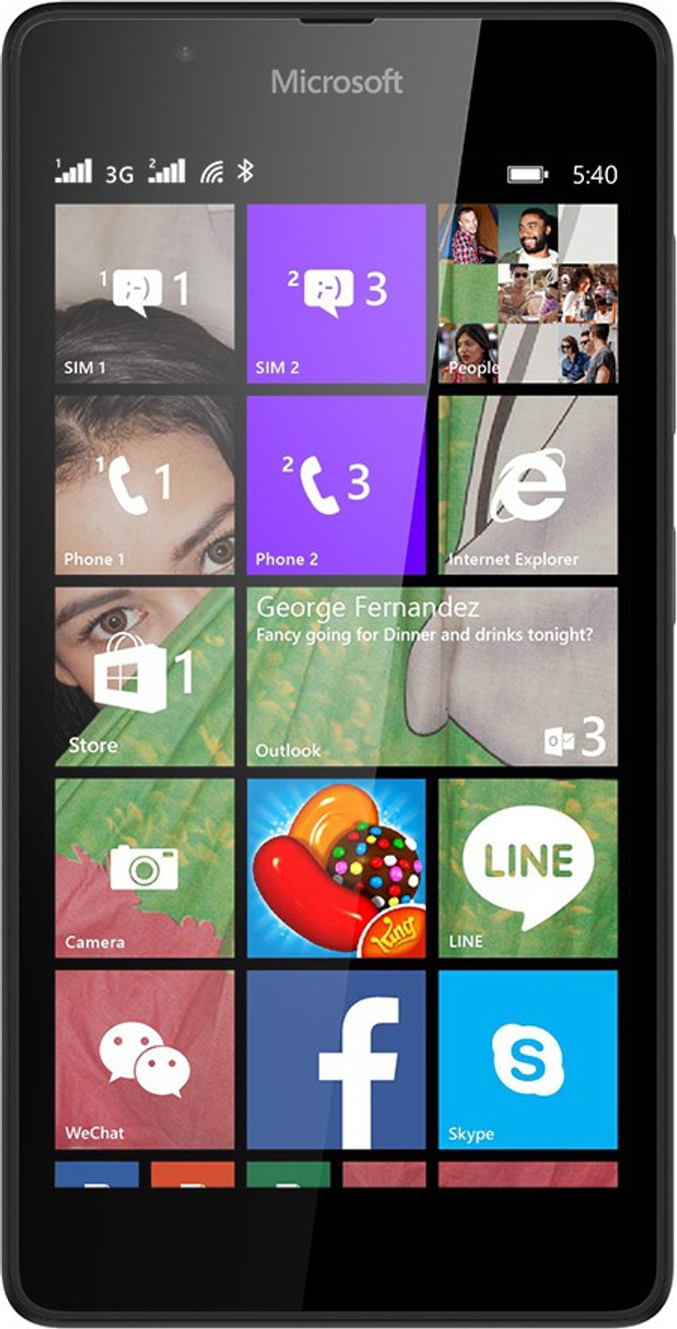 Image of MICROSOFT Lumia 540 (Black, 8 GB)