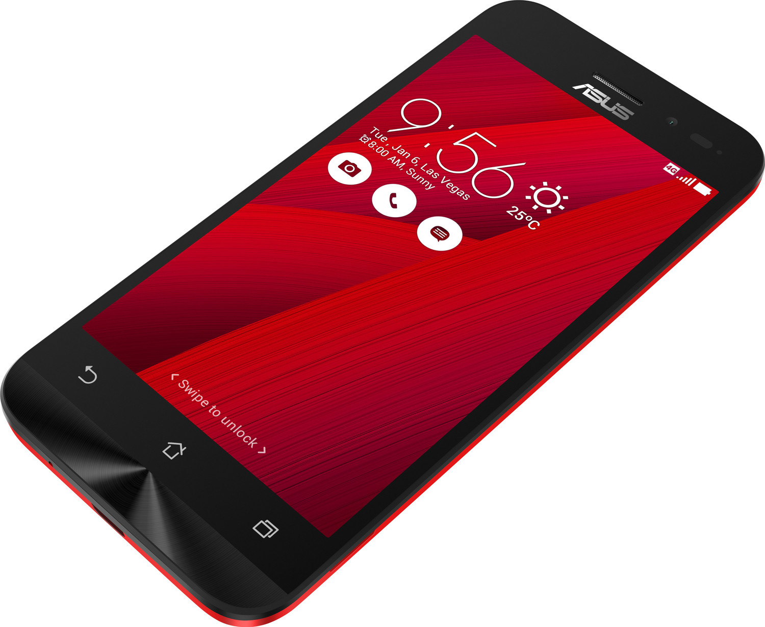 Image of ASUS Zenfone Go 4.5 LTE (Red, 8 GB)