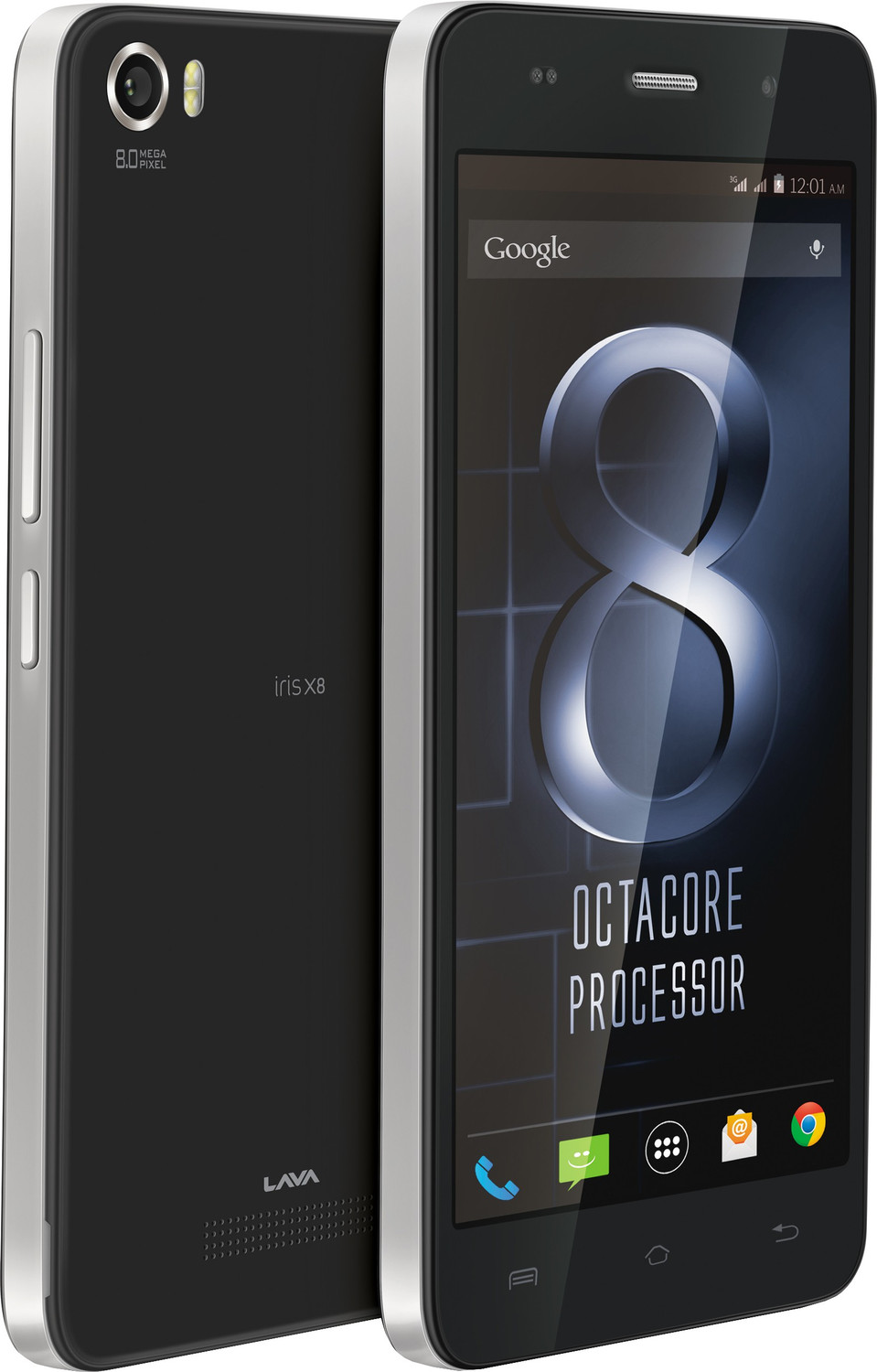 Image of LAVA Iris X8 (Black, 16 GB)