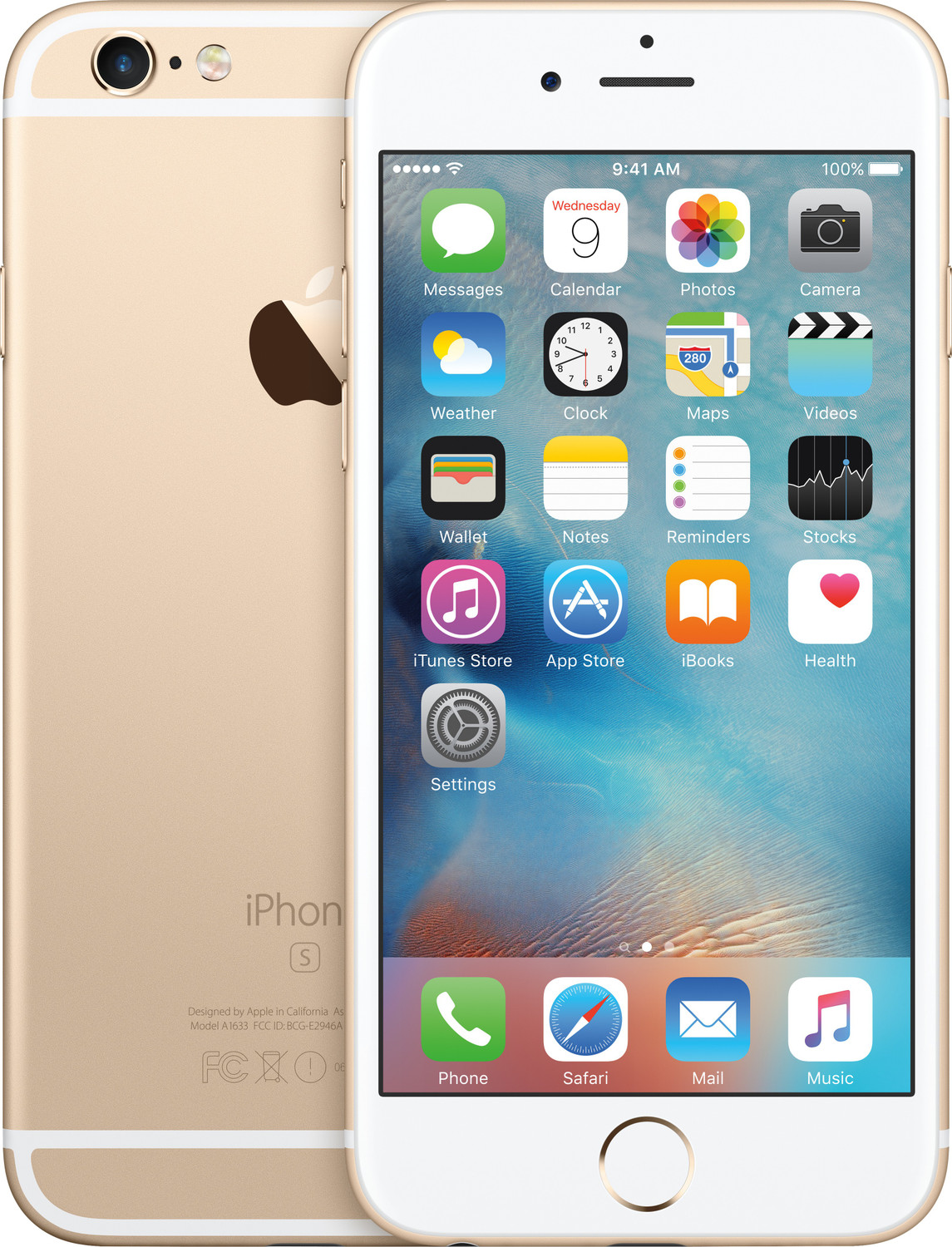 Image of Apple iPhone 6s (Gold, 128 GB)