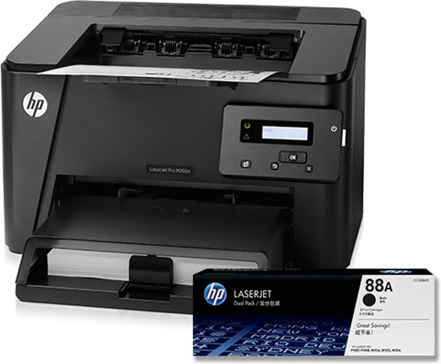 Image of HP LaserJet Pro M202n Single Function Monochrome Laser Printer