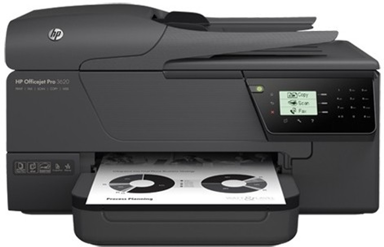 Image of HP Officejet Pro 3620 Multi-function Monochrome Inkjet Printer